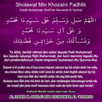 Sholawat Min Khozaini Fadhlik.